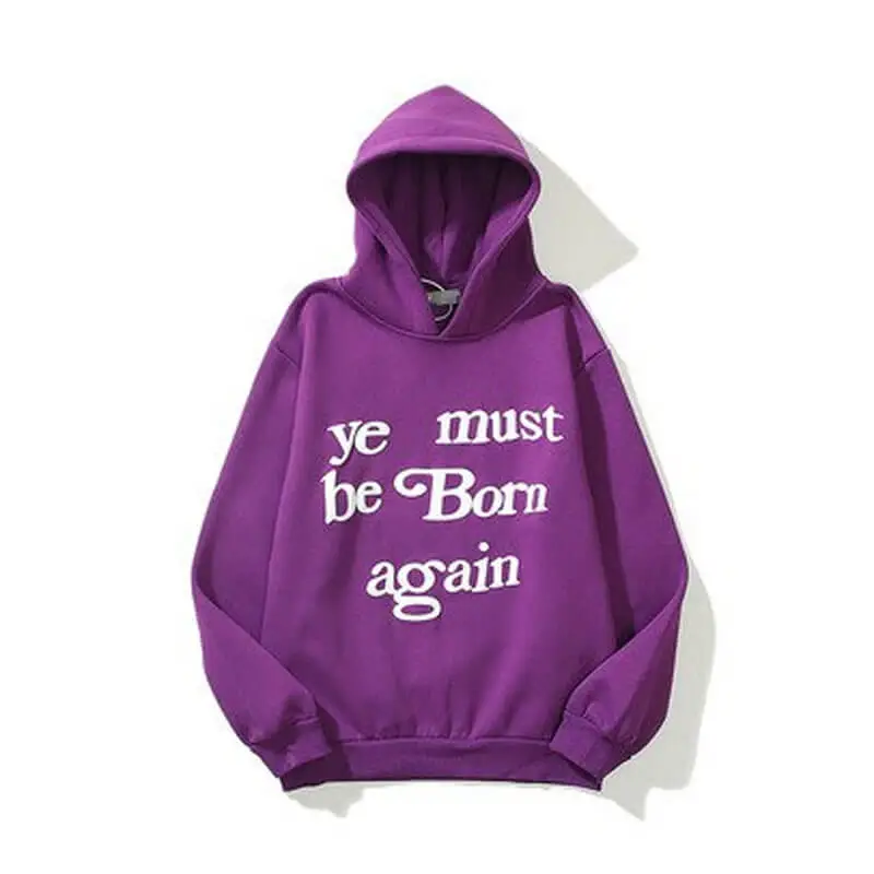 Ye Must Be Born Again Purple Hoodie