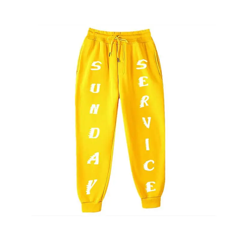 Kanye West Sunday Service Yellow Sweatpants