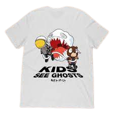 Kids See Ghosts White Shirt